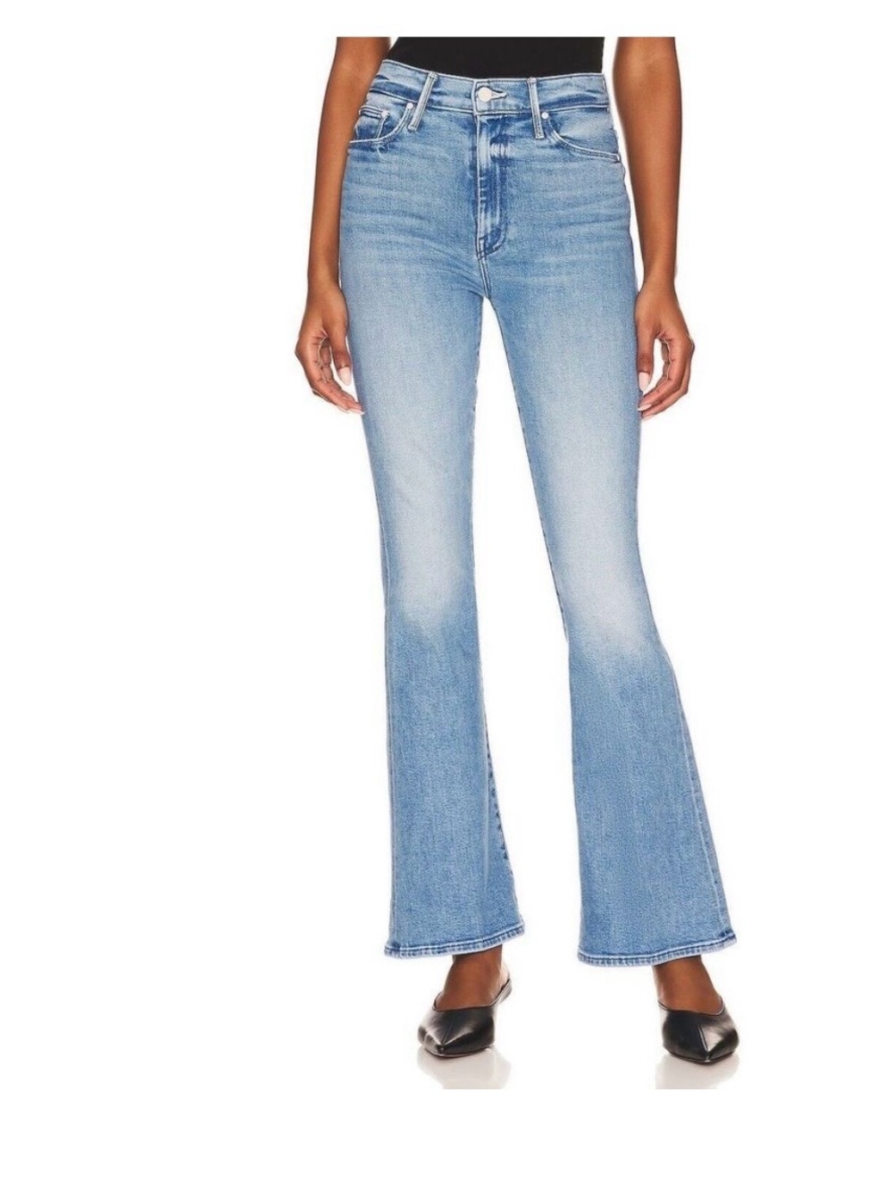 MOTHER High Waisted Weekender Skimp in the "On The Run" wash